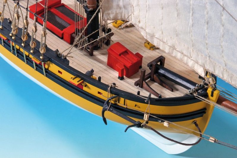 renardページ Wooden Model Ship Kit: Corsair Cutter Le Renard 1:50 scale