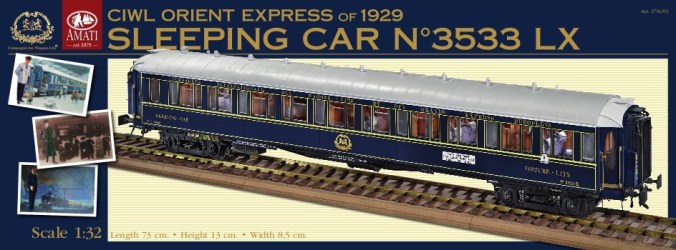 SLEEPING CAR of the 1929 ORIENT EXPRESS – Super Detailed Kit 