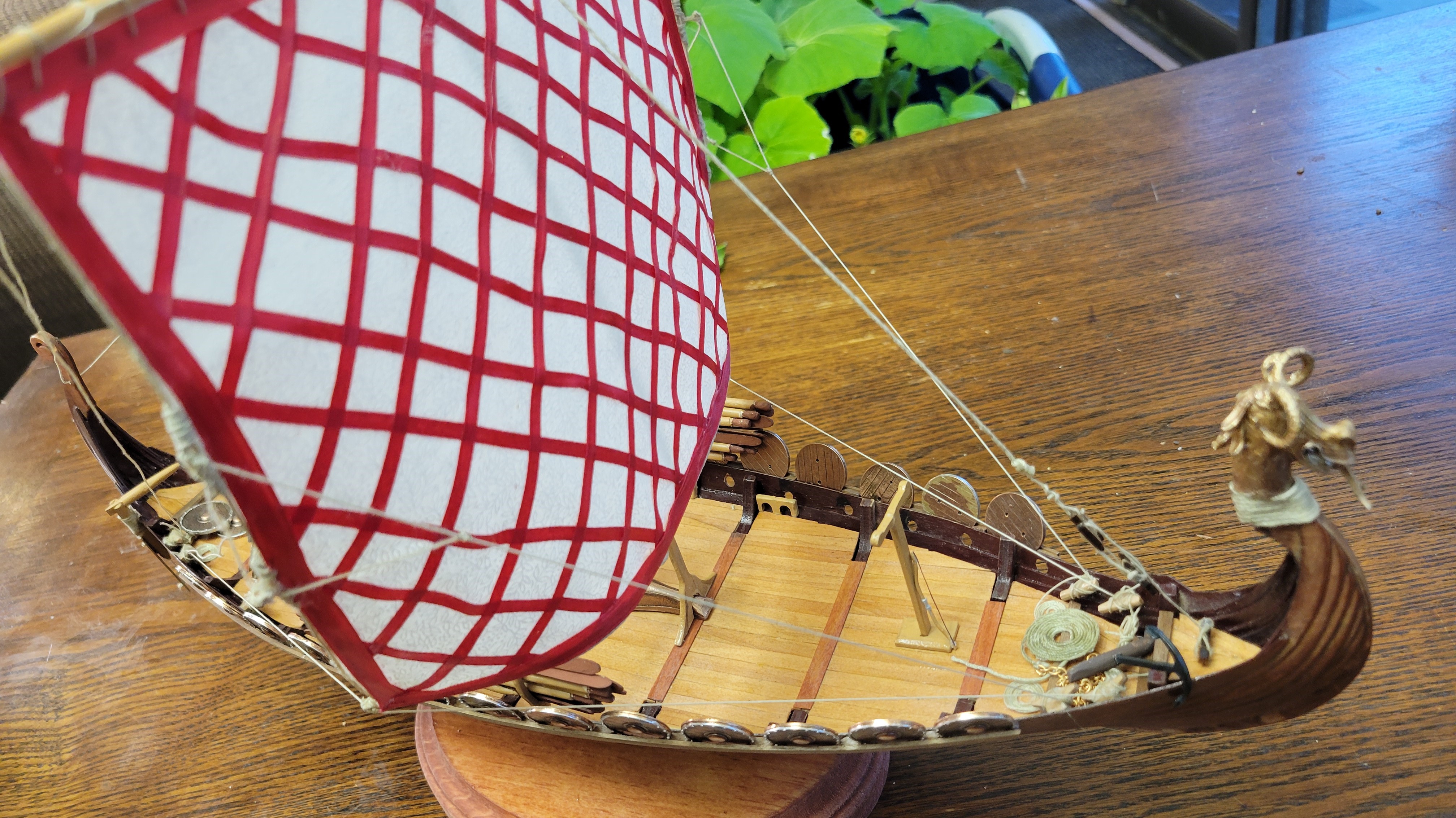 Kit Modèle De Bateau Viking Drakkar - AMATI 1406/1, échelle 1:50, Longueur 440 Mm, Idéal Pour Débutants